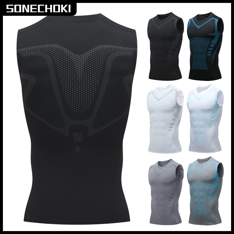 Crossfit Vest - Canotta a compressione Camicia da palestra