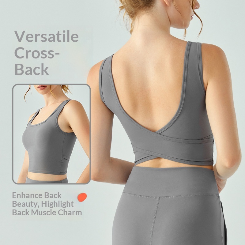 Crossfit Vest - SHINBENE Gilet da yoga da donna