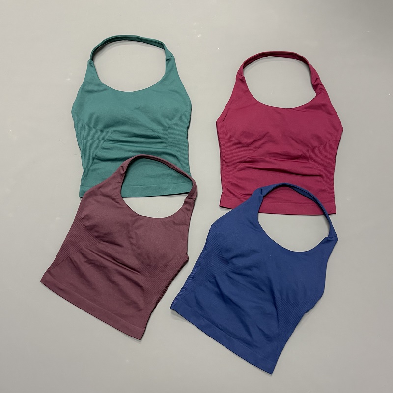 Crossfit Yoga - Top Sportivo da Donna con Collo